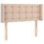 Kopfteil mit LED-Kunstleder in der Farbe Cappuccino, 93 x 16 x 78/88 cm von , Kopf- und Fußteile - Ref: Foro24-3123319, Preis...