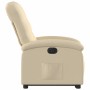 Sillón eléctrico reclinable elevable de tela color crema en Sillones | Comprar online en Foru.es