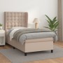 Cama box spring con colchón cuero sintético capuchino 80x200 cm de , Camas y somieres - Ref: Foro24-3129002, Precio: 327,52 €...