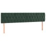 Cama box spring con colchón terciopelo verde oscuro 180x200 cm de , Camas y somieres - Ref: Foro24-3131156, Precio: 585,20 €,...