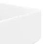 Lavabo de cerámica cuadrado orificio de grifo y desagüe blanco de vidaXL, Lavabos - Ref: Foro24-141936, Precio: 60,73 €, Desc...