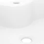 Square ceramic sink faucet hole and white drain by vidaXL, Sinks - Ref: Foro24-141936, Price: 60,73 €, Discount: %