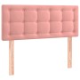 Cama box spring con colchón terciopelo rosa 90x200 cm de , Camas y somieres - Ref: Foro24-3131182, Precio: 305,31 €, Descuent...