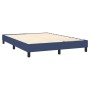 Cama box spring colchón y luces LED tela azul 140x190 cm de , Camas y somieres - Ref: Foro24-3133475, Precio: 460,53 €, Descu...