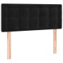 Cama box spring colchón y LED terciopelo negro 80x200 cm de , Camas y somieres - Ref: Foro24-3134611, Precio: 276,09 €, Descu...