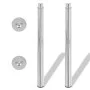 Telescopic table legs 2 units chrome 710 mm-1100 mm by vidaXL, Table legs - Ref: Foro24-242151, Price: 51,55 €, Discount: %