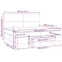Cama box spring con colchón terciopelo gris claro 200x200 cm de , Camas y somieres - Ref: Foro24-3137743, Precio: 680,78 €, D...