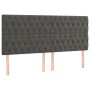 Cama box spring con colchón terciopelo gris oscuro 180x200 cm de , Camas y somieres - Ref: Foro24-3138038, Precio: 634,78 €, ...