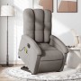 Sillón de masaje eléctrico reclinable elevable tela taupé en Sillones | Comprar online en Foru.es
