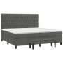 Cama box spring con colchón terciopelo gris oscuro 200x200 cm de , Camas y somieres - Ref: Foro24-3138044, Precio: 728,86 €, ...
