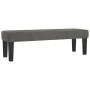 Box spring bed with dark gray velvet mattress 140x190 cm by , Beds and slatted bases - Ref: Foro24-3137900, Price: 533,49 €, ...