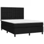 Box spring bed with black fabric mattress 140x200 cm by , Beds and slatted bases - Ref: Foro24-3142099, Price: 502,71 €, Disc...
