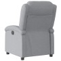 Sillón reclinable eléctrico tela gris claro en Sillones | Comprar online en Foru.es