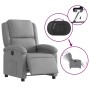 Sillón reclinable eléctrico tela gris claro en Sillones | Comprar online en Foru.es