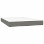 Cama box spring con colchón tela gris oscuro 140x200 cm de , Camas y somieres - Ref: Foro24-3142658, Precio: 508,54 €, Descue...