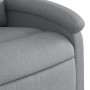 Sillón reclinable eléctrico tela gris claro en Sillones | Comprar online en Foru.es