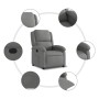 Sillón reclinable eléctrico de tela gris oscuro en Sillones | Comprar online en Foru.es