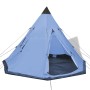 Tienda de campaña para 4 personas azul de vidaXL, Tiendas de campaña - Ref: Foro24-91006, Precio: 92,94 €, Descuento: %
