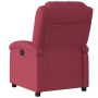 Sillón reclinable eléctrico tela rojo tinto en Sillones | Comprar online en Foru.es
