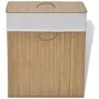 Cesto de la ropa sucia de bambú rectangular color natural de vidaXL, Cestas para ropa - Ref: Foro24-242725, Precio: 36,30 €, ...