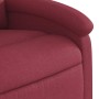 Sillón reclinable eléctrico tela rojo tinto en Sillones | Comprar online en Foru.es
