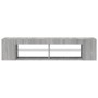 Mueble de TV con luces LED gris Sonoma 135x39x30 cm de , Muebles TV - Ref: Foro24-815694, Precio: 69,39 €, Descuento: %