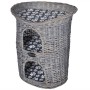 Casa/cama/rascador para mascotas 2 niveles sauce con cojín de vidaXL, Camas para gatos - Ref: Foro24-170223, Precio: 131,09 €...