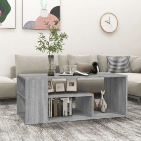 Mesa de centro madera contrachapada gris Sonoma 100x50x40 cm de , Mesas de centro - Ref: Foro24-815841, Precio: 64,82 €, Desc...