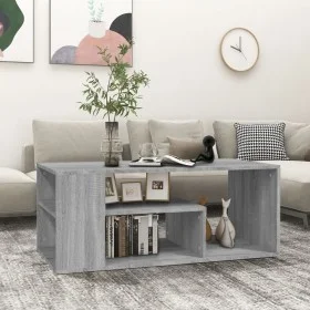 Mesa de centro madera contrachapada gris Sonoma 100x50x40 cm de , Mesas de centro - Ref: Foro24-815841, Precio: 63,74 €, Desc...