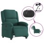 Sillón reclinable eléctrico tela verde oscuro en Sillones | Comprar online en Foru.es