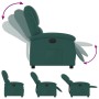 Sillón reclinable eléctrico tela verde oscuro en Sillones | Comprar online en Foru.es