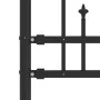Garden fence with black coated steel spearhead 115cm by , fence panels - Ref: Foro24-151084, Price: 156,91 €, Discount: %