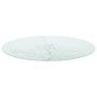 Tablero de mesa diseño mármol vidrio templado blanco Ø60x0,8 cm de , Tableros para mesas - Ref: Foro24-322248, Precio: 45,77 ...