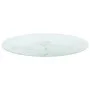 White tempered glass marble design table top Ø60x0.8 cm by , Table tops - Ref: Foro24-322248, Price: 45,54 €, Discount: %