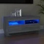 Mueble de TV con luces LED gris Sonoma 80x35x40 cm de , Muebles TV - Ref: Foro24-815724, Precio: 53,42 €, Descuento: %