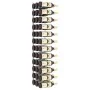 Botellero de pared para 36 botellas hierro blanco de , Botelleros - Ref: Foro24-340887, Precio: 59,46 €, Descuento: %