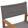 Sillas de director 2 uds madera maciza de teca gris de , Sillas de jardín - Ref: Foro24-3143629, Precio: 288,36 €, Descuento: %