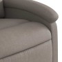 Sillón reclinable eléctrico tela gris taupé en Sillones | Comprar online en Foru.es