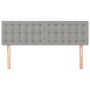 Cabeceros 2 unidades tela gris claro 72x5x78/88 cm de , Cabeceros y pies de cama - Ref: Foro24-346456, Precio: 59,07 €, Descu...