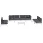 Muebles de jardín 9 pzas con cojines madera maciza de pino de , Conjuntos de jardín - Ref: Foro24-3096239, Precio: 753,35 €, ...