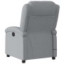 Sillón reclinable de masaje eléctrico tela gris claro en Sillones | Comprar online en Foru.es