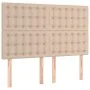 Cabeceros 4 unidades cuero sintético capuchino 72x5x78/88 cm de , Cabeceros y pies de cama - Ref: Foro24-3116427, Precio: 122...