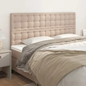 Headboards 4 units cappuccino synthetic leather 80x5x78/88 cm by , Headboards and footboards - Ref: Foro24-3116433, Price: 11...
