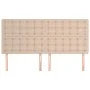 Headboards 4 units cappuccino synthetic leather 80x5x78/88 cm by , Headboards and footboards - Ref: Foro24-3116433, Price: 11...
