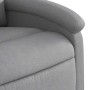 Sillón reclinable de masaje eléctrico tela gris claro en Sillones | Comprar online en Foru.es