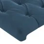 Dunkelblaues Samtkopfteil 103x23x78/88 cm von , Kopf- und Fußteile - Ref: Foro24-3117526, Preis: 74,52 €, Rabatt: %