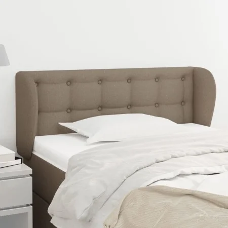 Taupe gray fabric headboard 93x23x78/88 cm by , Headboards and footboards - Ref: Foro24-3117564, Price: 53,23 €, Discount: %