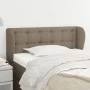 Taupe gray fabric headboard 93x23x78/88 cm by , Headboards and footboards - Ref: Foro24-3117564, Price: 53,23 €, Discount: %