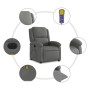 Sillón reclinable de masaje eléctrico tela gris oscuro en Sillones | Comprar online en Foru.es