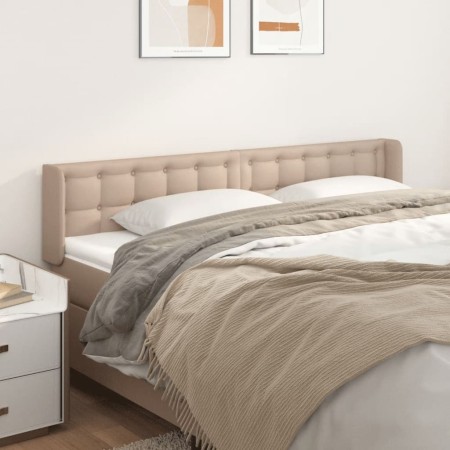 Cabecero de cuero sintético color capuchino 163x16x78/88 cm de , Cabeceros y pies de cama - Ref: Foro24-3118869, Precio: 74,7...
